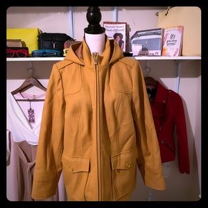 BROOKE Hooded Wool Coat